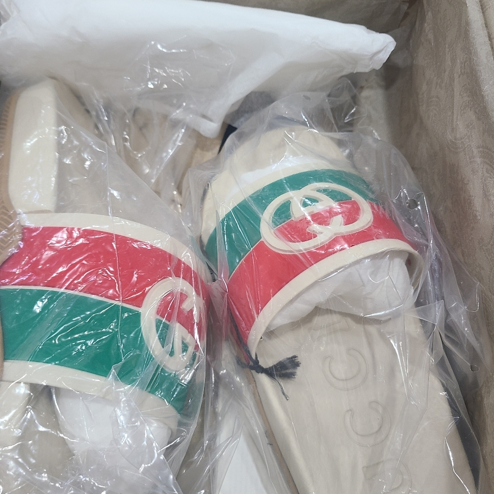 Brand new Gucci slides